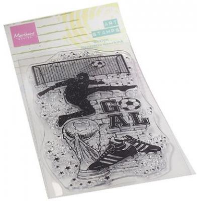 Mama Elephant Clear Stamp - Soccer